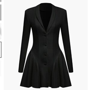 NWT Solid Ruched V Neckline Mini Dress